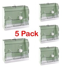 5 Pack PLASTIC TRANSPORT BOX / DISPLAY CARRY / CAGE FINCH, BUDGIE, CANARY BIRDS