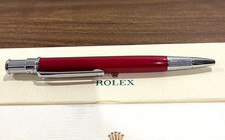 New Rolex VIP Gift Red Ruby Oyster Ballpoint Pen & Pouch – Luxury Refillable