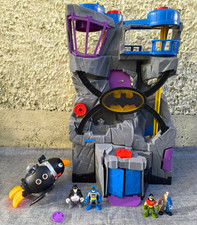 Imaginext Batman Bat Cave Playset with 4 Figures and Penguin Submarine