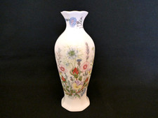 Aynsley Wild Tudor Chatsworth Vase 7ins ht. Label still Attached Exc. Cond.