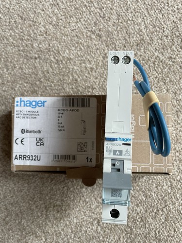 Hager b32 rcbo - 32a, 30ma
