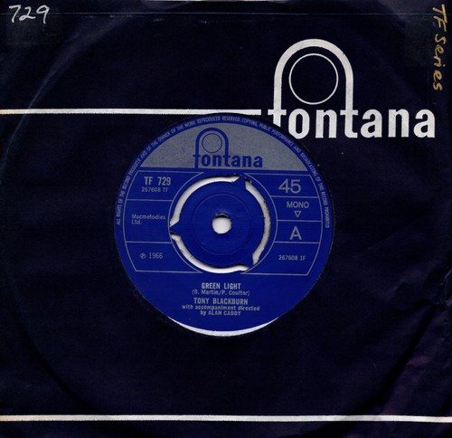 Tony blackburn green light - blackburn,