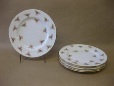 6 Vintage Duchess China Plates ~ Ditsy Rose ~ 6 1/2" ~ 16.5 cm ~ Pink Rose Buds