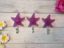 Purple Resin Starfish Hook