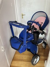 Mima Xari 3- in - 1 Royal Blue Pushchair 