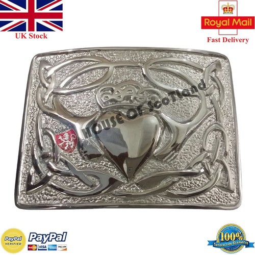 Scottish kilt leather belt - scottish,