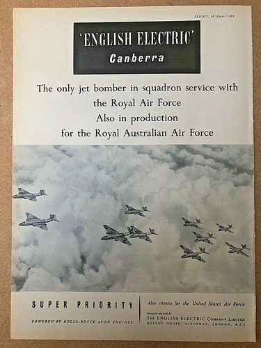 1953 aircraft advert english - 1953,