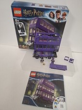 BOXED LEGO HARRY POTTER THE KNIGHT BUS 75957 BUILT & MANUAL INCOMPLETE