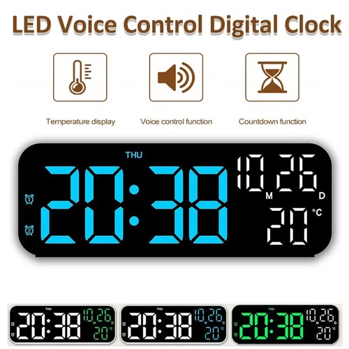 Led digital alarm - 7", usb