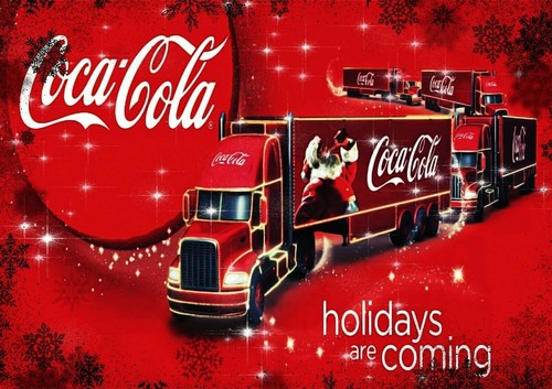Christmas coca cola truck - christmas,