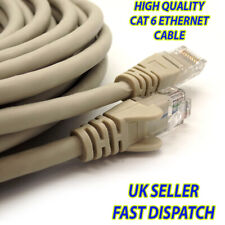 RJ45 Ethernet Cable CAT6 Network LAN Patch Lead Fast Internet 1m - 50m Wholesale