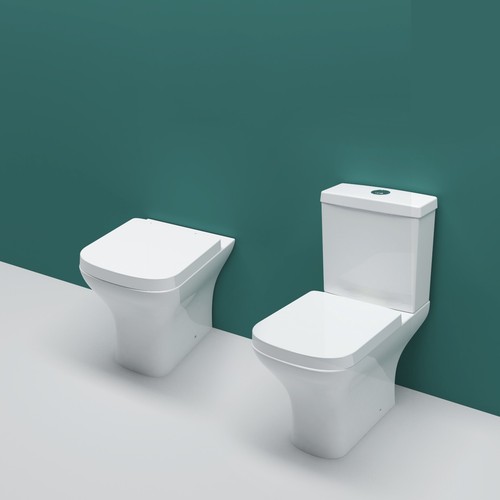 Aica bathroom back - back, to