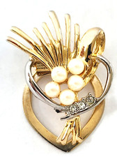 Vintage scarf ring clip