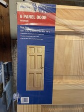 Pine 6 Panel Door New Unused Still In Original Packaging