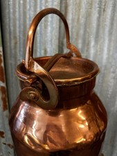 Antique European Large Copper Milk Churn 
