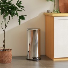 Foot Pedal Bin Stainless Steel