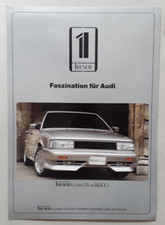 Audi Super 5000 Treser Conversion Brochure c.1984