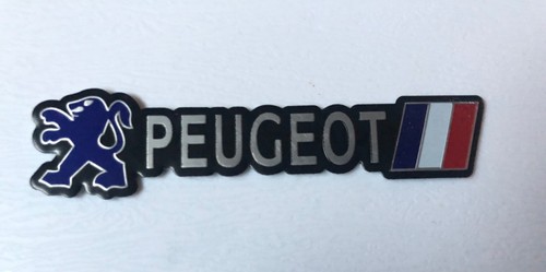 Peugeot metal boot sticker - 1x,