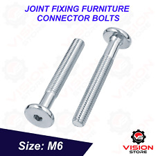 M6 FURNITURE CONNECTOR BOLTS JOINT CONNECTOR BOLTS ALLEN KEY HEAD M4 ALLEN KEY