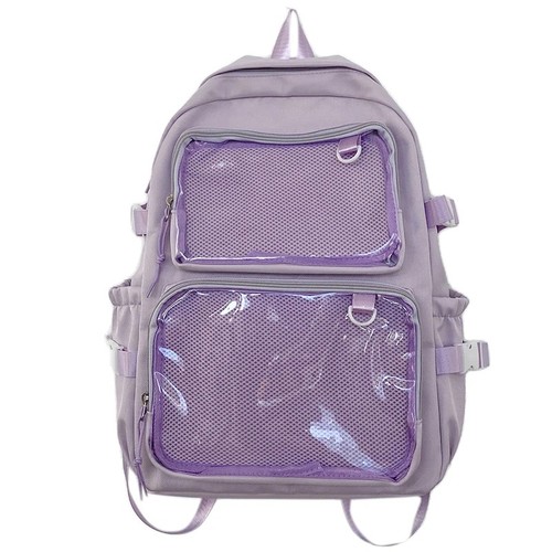 Transparent ita bag backpack - transparent,