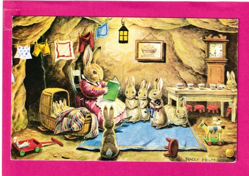 Racey helps bedtime story - helps:,
