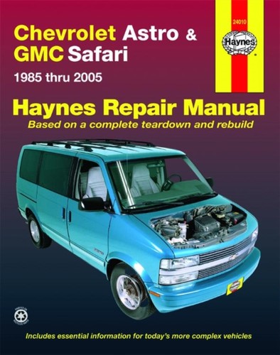Chevrolet astro and gmc safari - astro,
