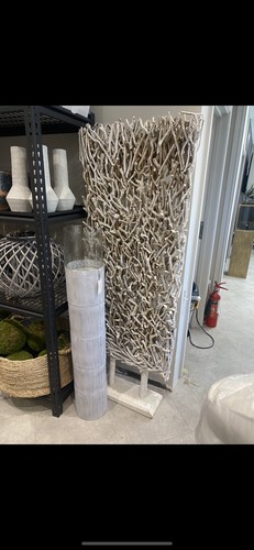 Driftwood room divider white - driftwood,