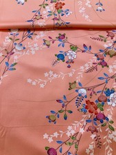 @@scraps,  Japanese kimono silk fabric / pink , 13"x66",13"x43" etc. AP11
