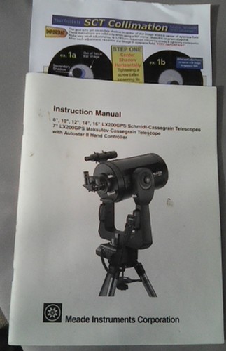 Meade lx200 instruction - meade, 8-16"