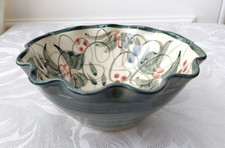 Crail Fife Scottish Studio Pottery Hand Painted Bowl
