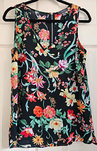Primark black floral chiffon - primark,