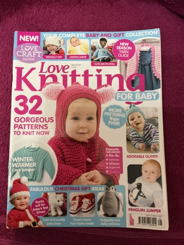 Love knitting for baby - love,