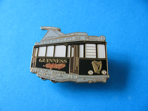 Large guinness tram - pin, badge