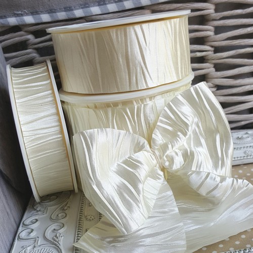 70mm satin plisse ribbon - satin,