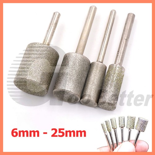 6mm 25mm cylindrical diamond - 6mm-25mm,
