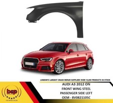 AUDI A3 2012 2013 2014 2015 2016 2017 2018 2019 2020 FRONT WING FENDER LEFT SIDE