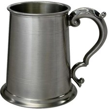 1 Pint Tankard Antique Pewter