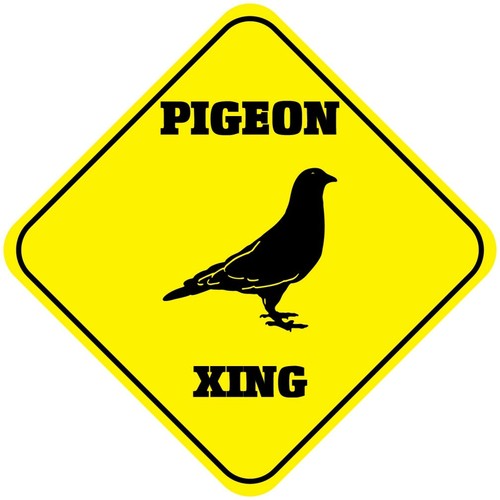 Yellow aluminum crossing - crossing, sign