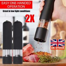 2 x Electric Auto Salt Pepper