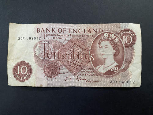 Ten shilling note