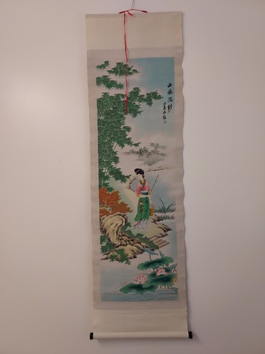 Chinese silk scroll painting - chinese,