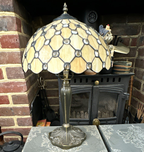 Tiffany table lamp large - table,
