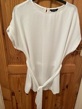 LADIES WHITE SHORT SLEEVE