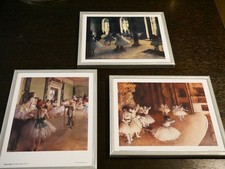 Edgar Degas set 3 different