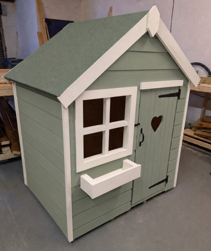 Wooden play house - play,