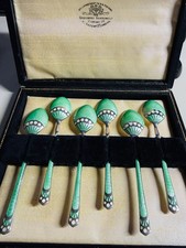 Set Of 6 Art Deco Sterling