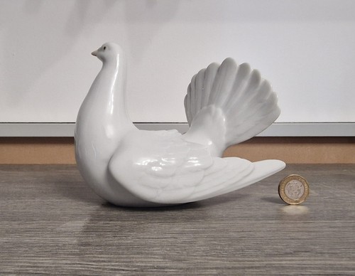 Lladro peaceful white - white, dove