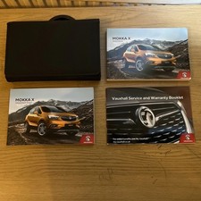 VAUXHALL MOKKA X 2016-2020 HANDBOOK OWNERS MANUAL NAVI SERVICE BOOK WALLET