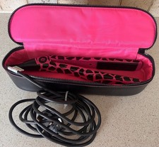 Mark Hill Ceramic Iron Straightener Pink Animal Print & Leather look Bag RAW ?