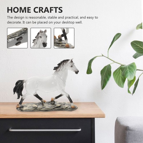 1pc vivid horse statues resin - 1pc,